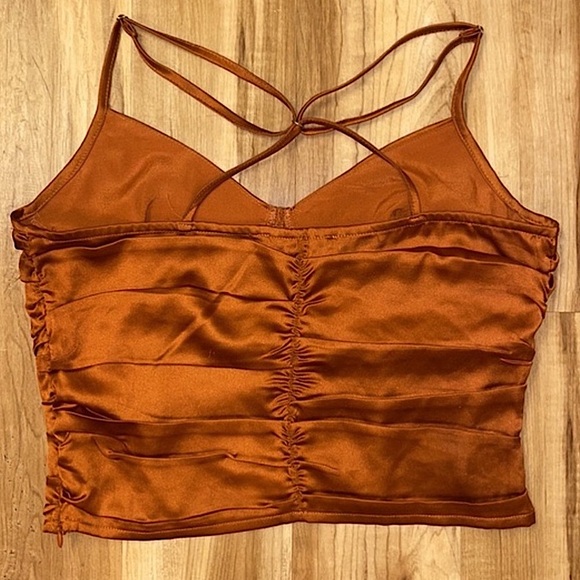 Forever 21 cropped corset style top size M - Picture 2 of 12